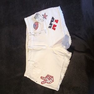 White shorts